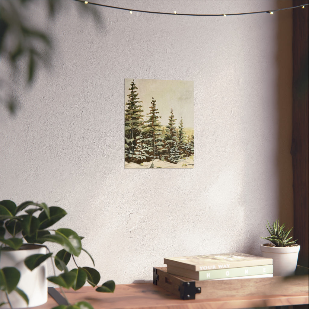 ‘Winter Pines’ Print